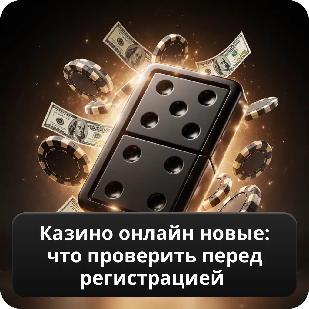 Казино онлайн новые: что проверить перед регистрацией